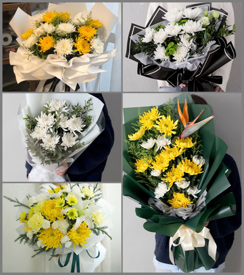 陕西咸阳市旬邑县太村镇白虎玉村白事花束代送